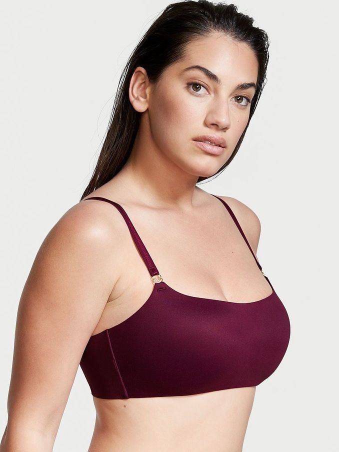 Kir Red Smooth Lightly Lined Non Wired Bralette (Q01559) | £14
