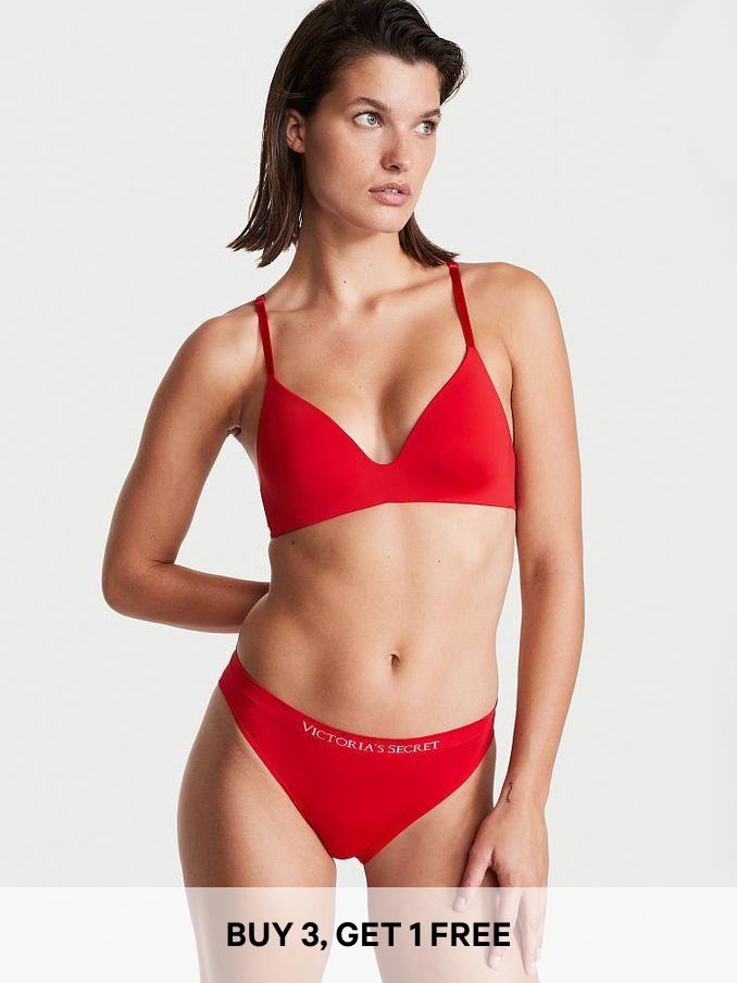Lipstick Red Bikini Seamless Hiphugger (Q02645) | £9