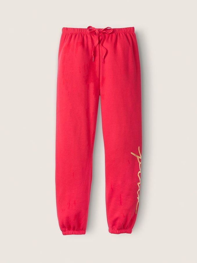 Red Pepper With Foil Script Logo Everyday Lounge Classic Pant (Q03764) | £10