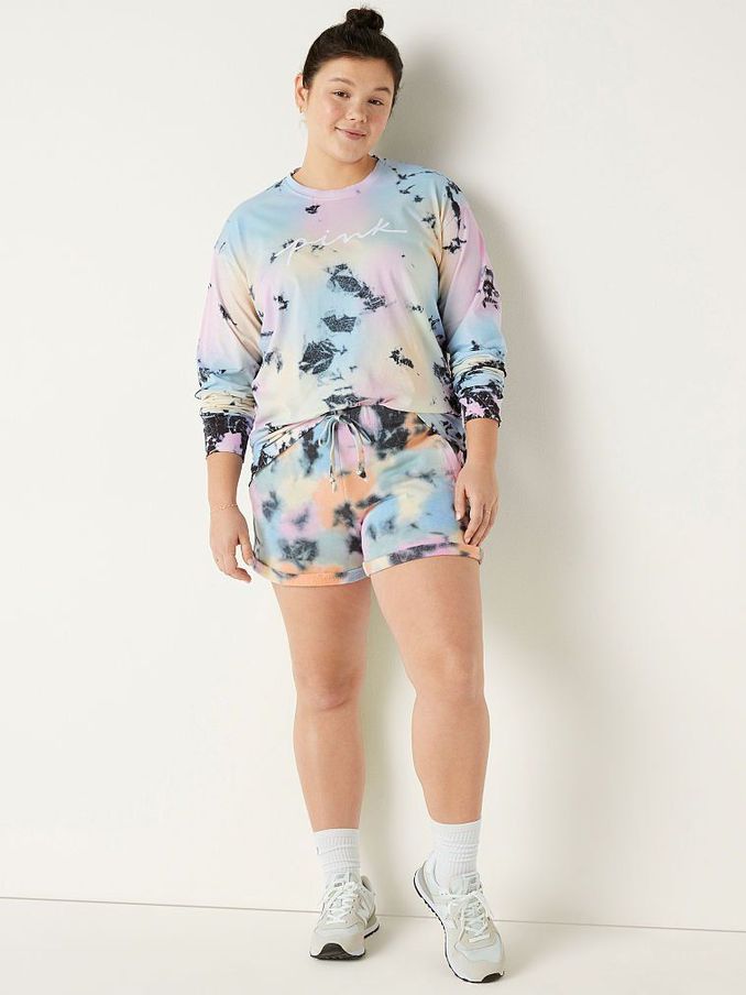 Tie Dye Blue Everyday Lounge Heritage Short (Q05822) | £10