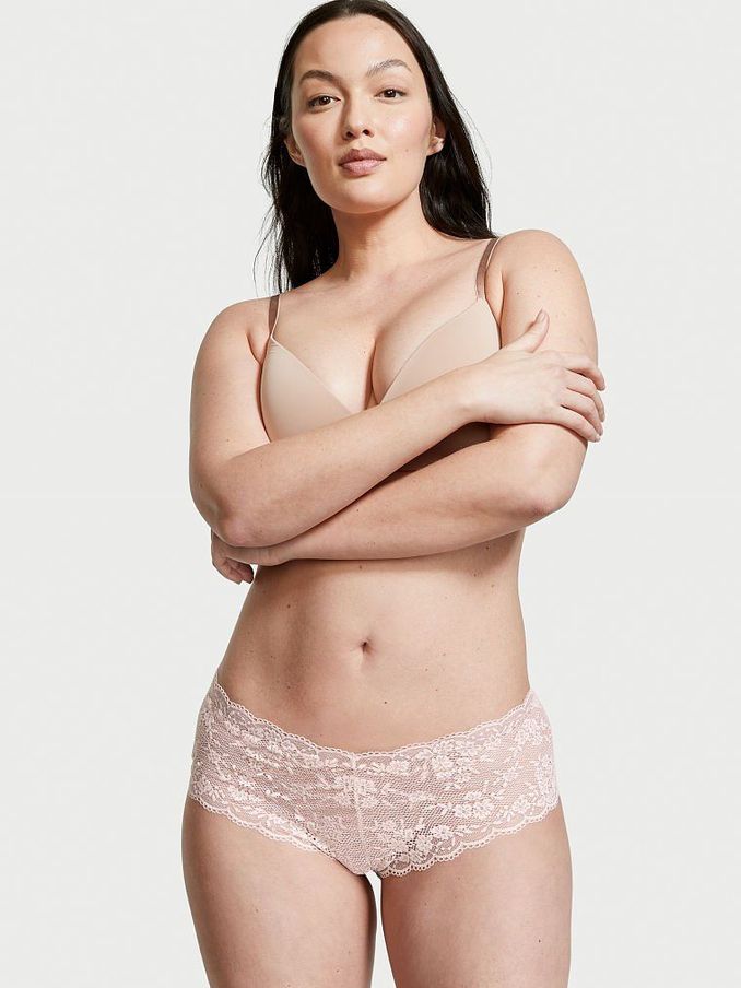 Pink Fizz Lace Short Knickers (Q07329) | £5