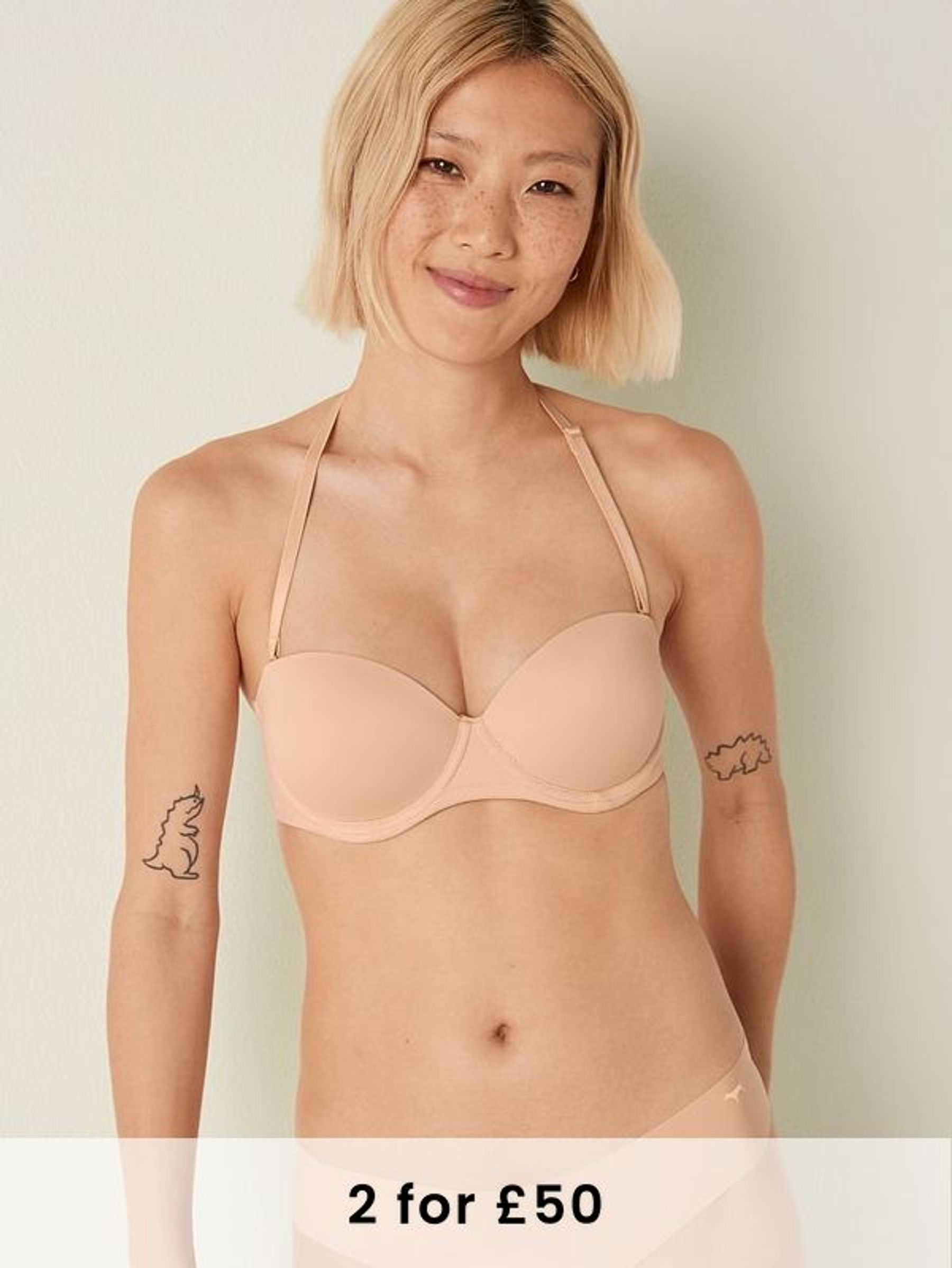Nude Beige Strapless Bra (Q09026) | £29
