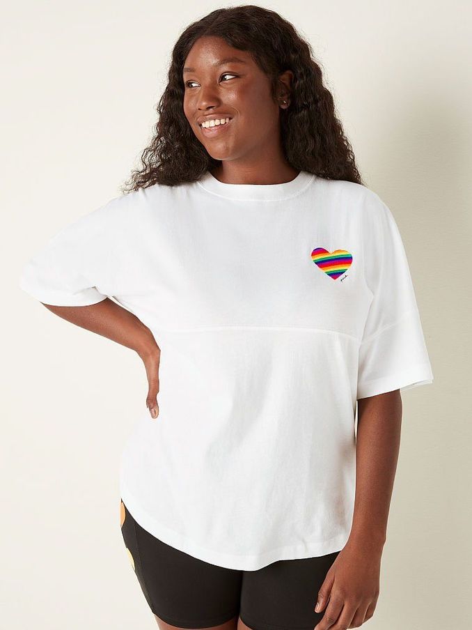 Optic White Graphic Varsity Short Sleeve Crew Tee (Q09389) | £10