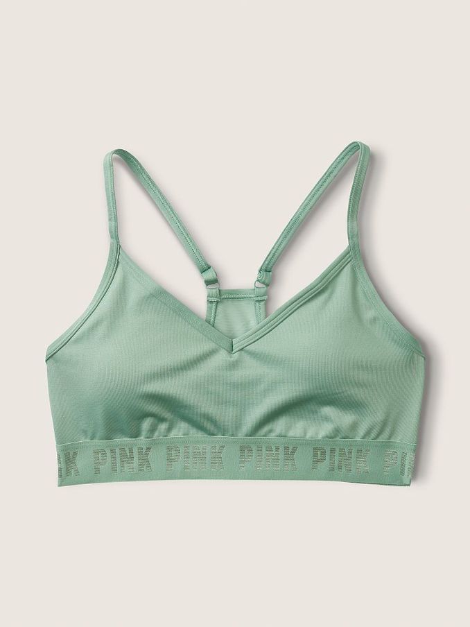 Seasalt Green Lightly Lined Low Impact Sports Bra (Q09644) | £10