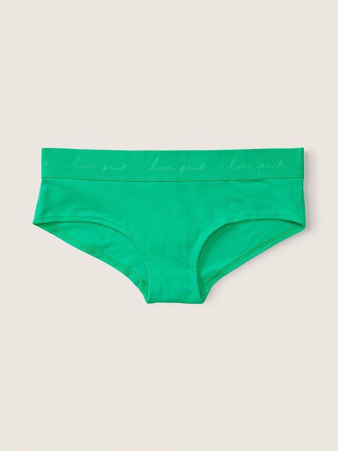 Electric Green Cotton Logo Hipster Knicker (Q13773) | £3