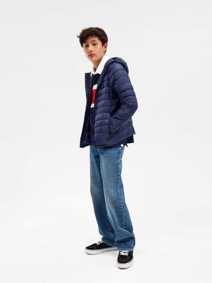 Blue Lightweight Puffer Jacket (4-13yrs) (Q15199) | £19