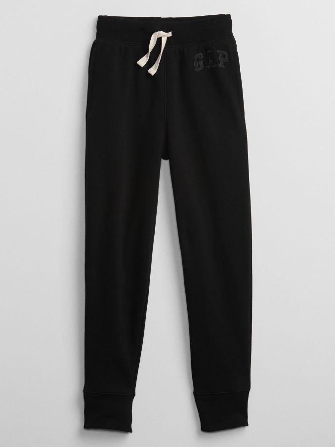 Black Logo Pull On Joggers (4-13yrs) (Q16572) | £12