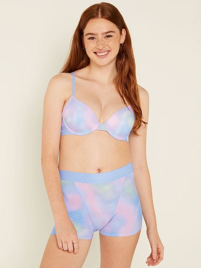 Artic Ice Blur Print Blue Period Short Knickers (Q17149) | £10
