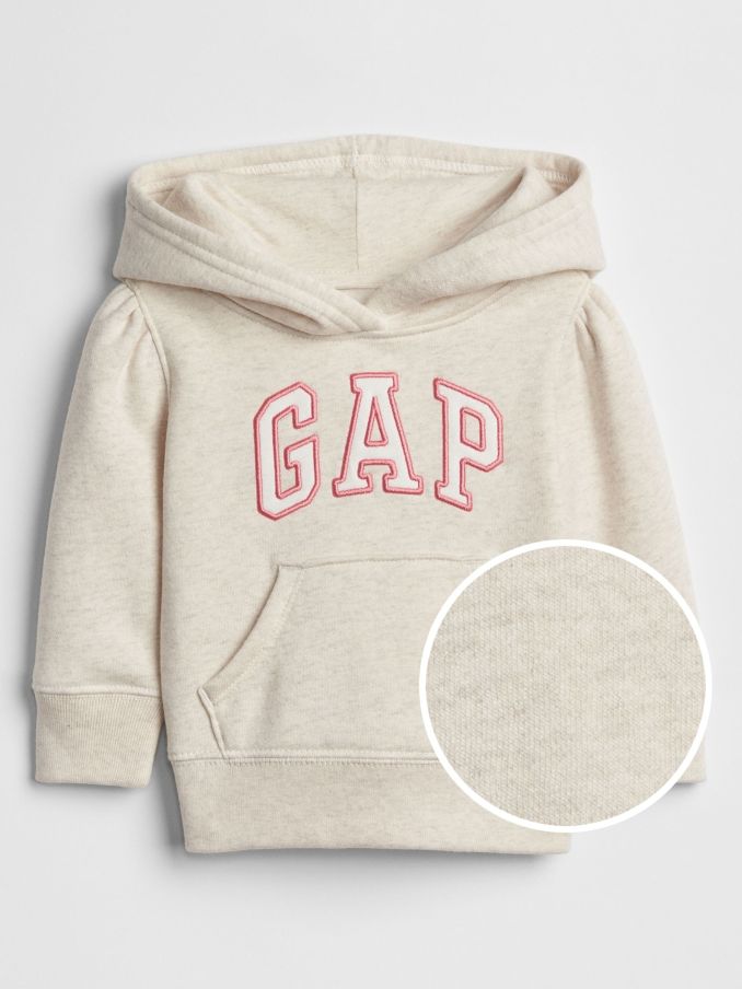 Cream Logo Hoodie (Newborn-4yrs) (Q18064) | £18