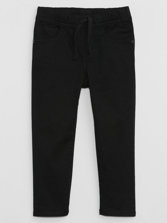 Black Slim Pull-On Jeans with Washwell (12mths-5yrs) (Q20194) | £18