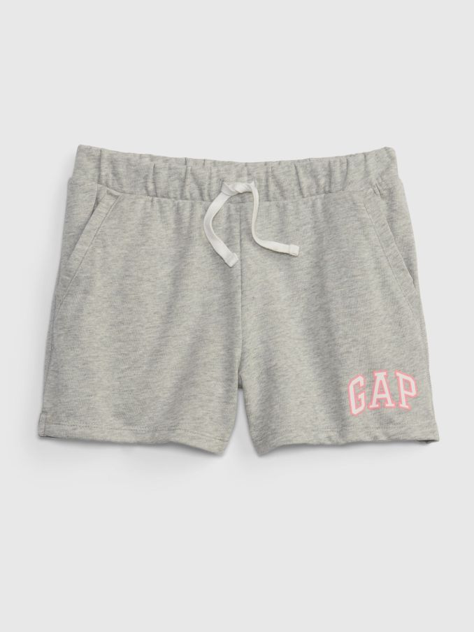 Grey Pull On Logo Jogger Shorts (4-13yrs) (Q21695) | £14