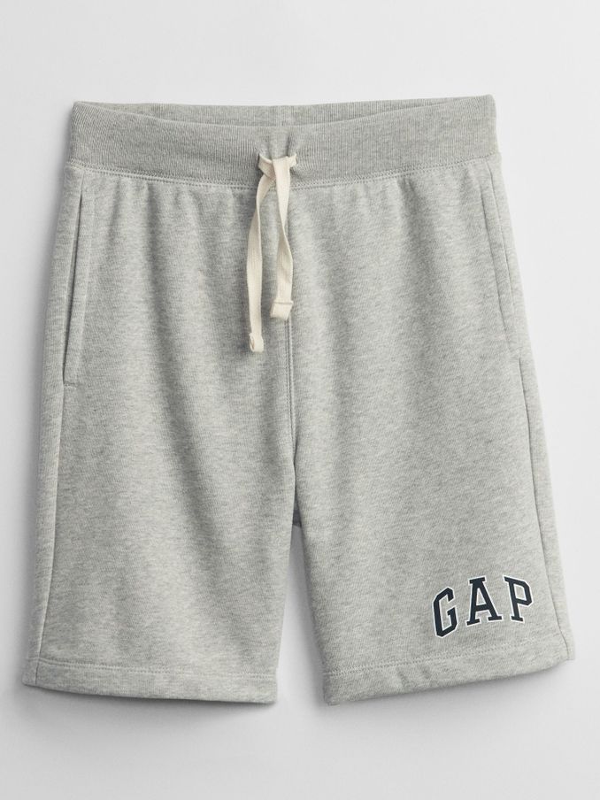 Grey Pull On Logo Jogger Shorts (4-13yrs) (Q21770) | £14