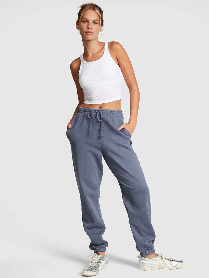 Dusty Iris Blue Fleece Jogger (Q22663) | £18