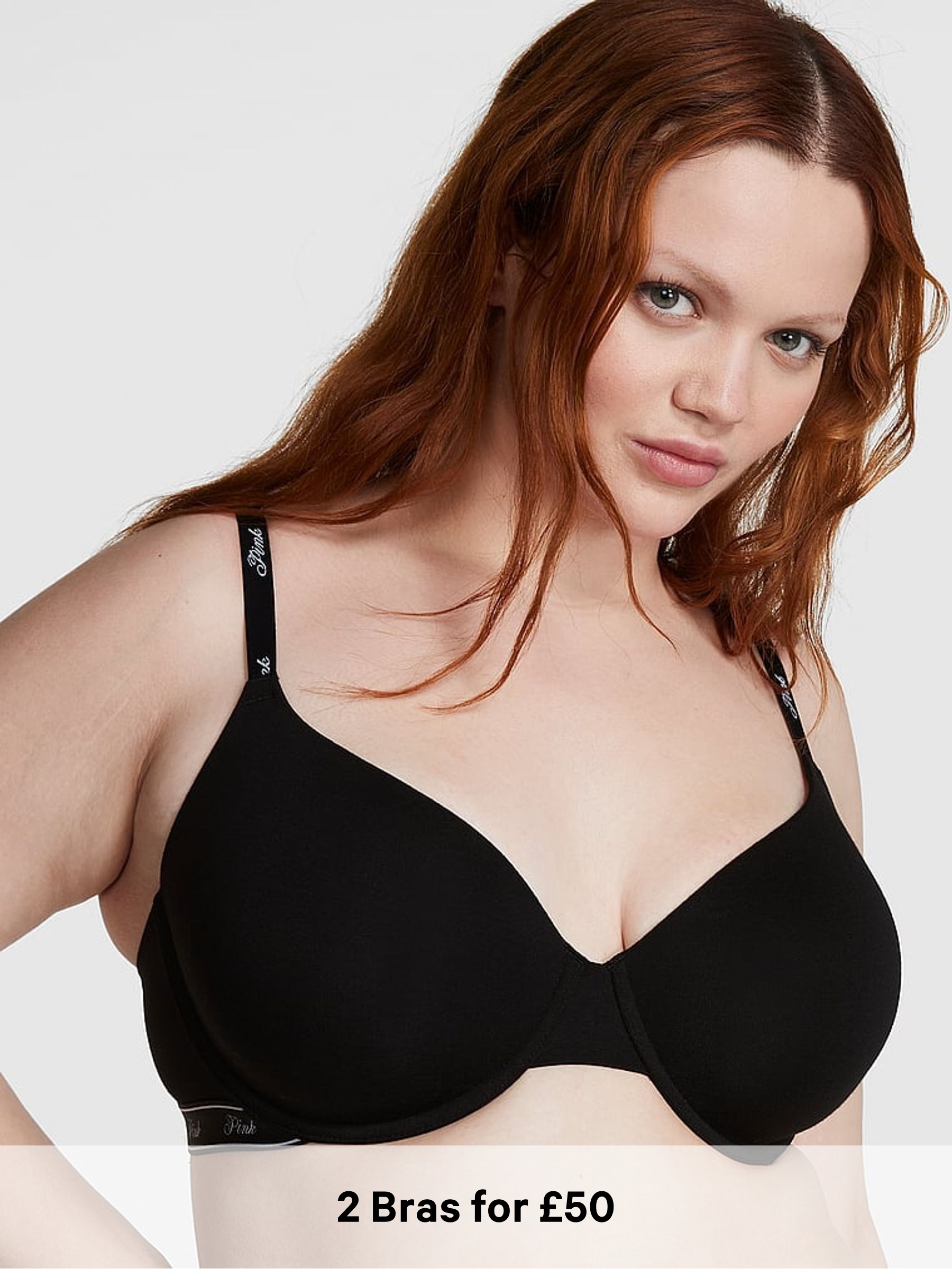 Black T Shirt Bra (Q31226) | £29