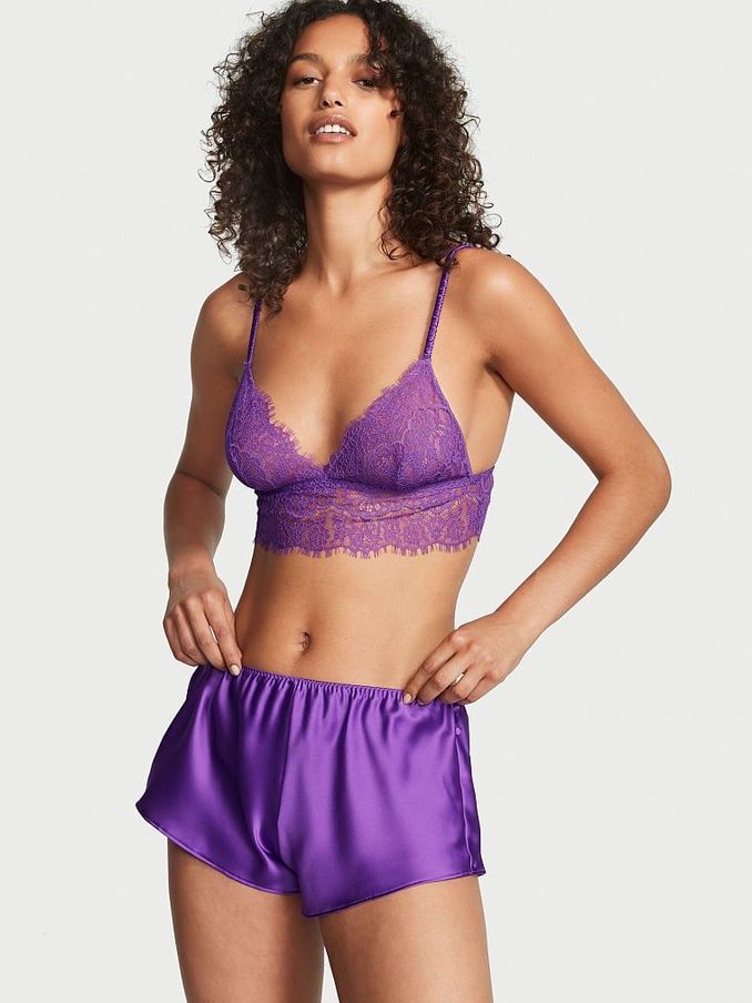 Violetta Purple Lace Cami Set (Q34968) | £26