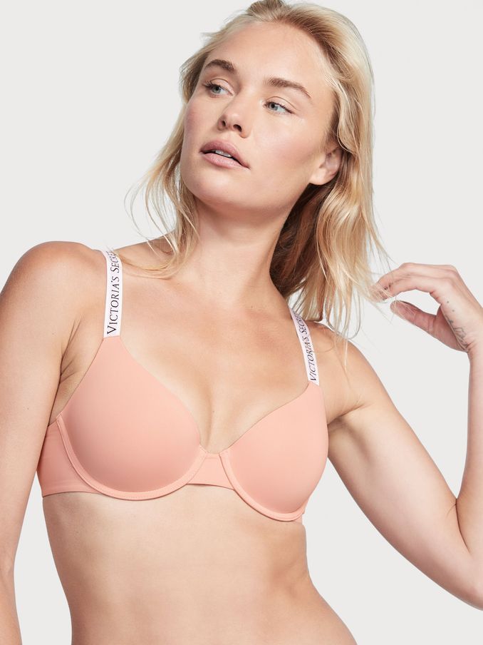 Misty Rose Pink Demi Lightly Lined Bra (Q40025) | £35