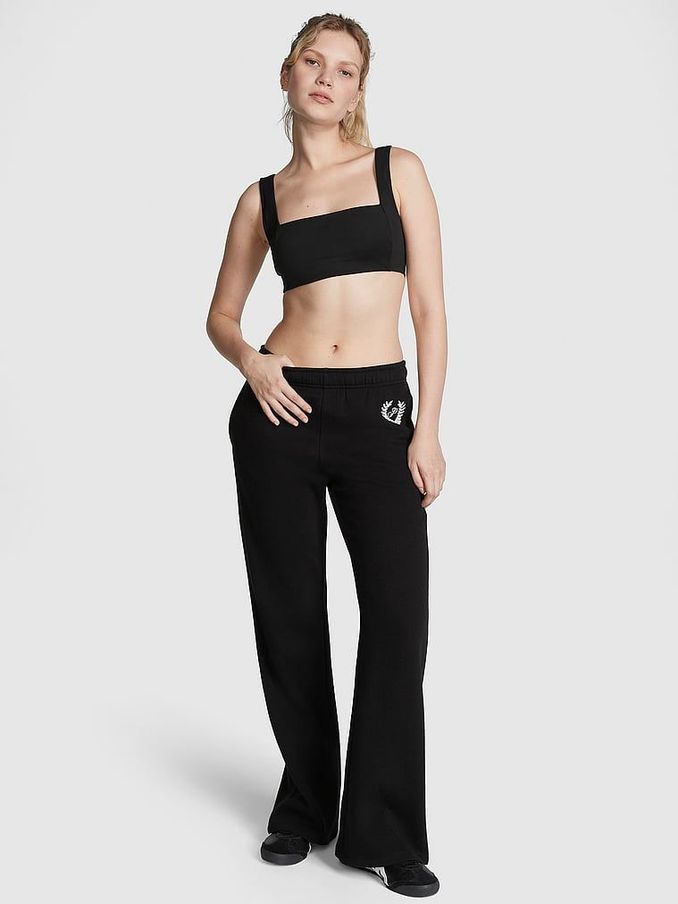 Pure Black Flared Joggers (Q41627) | £39