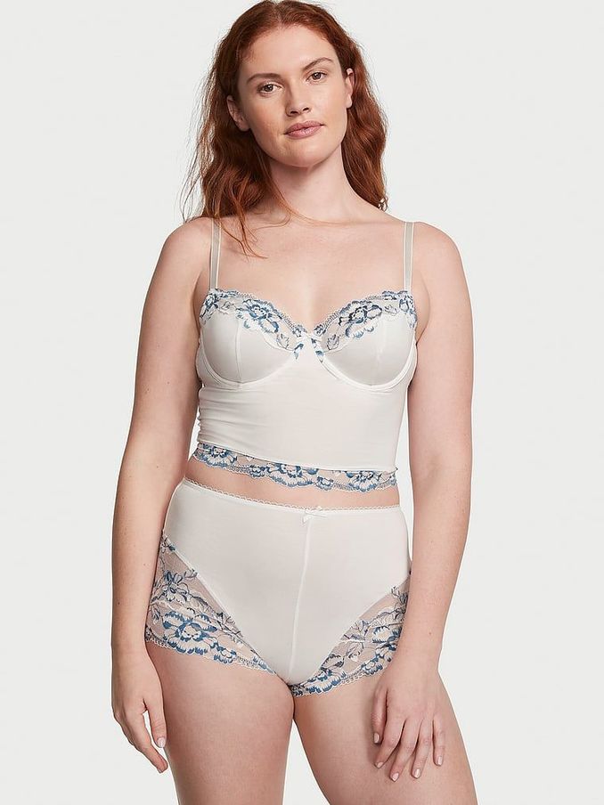 Coconut White Cupped Modal Cami and Knicker Set (Q41803) | £22