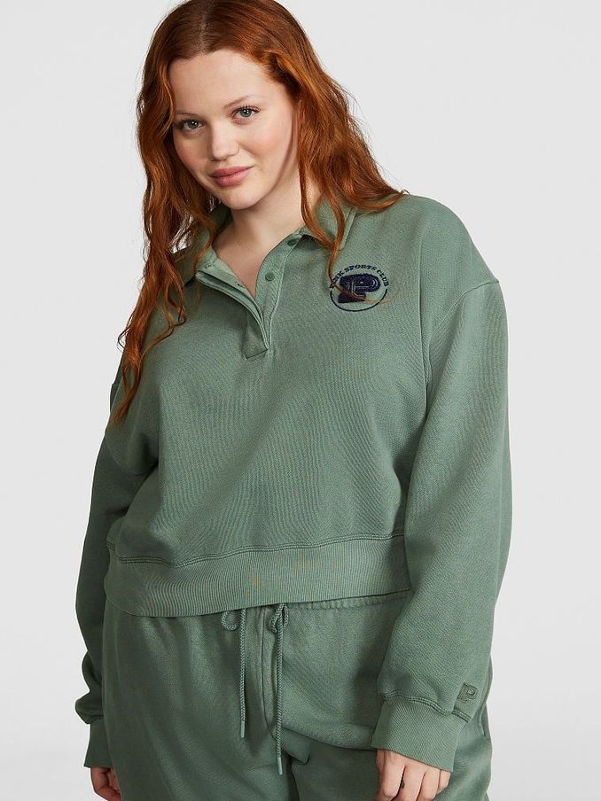 Fresh Forest Green Fleece Sweatshirt (Q43135) | £15