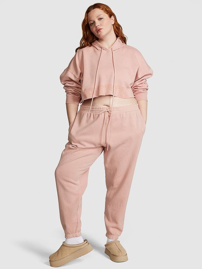 Wanna Be Pink Cuffed Fleece Jogger (Q43143) | £19
