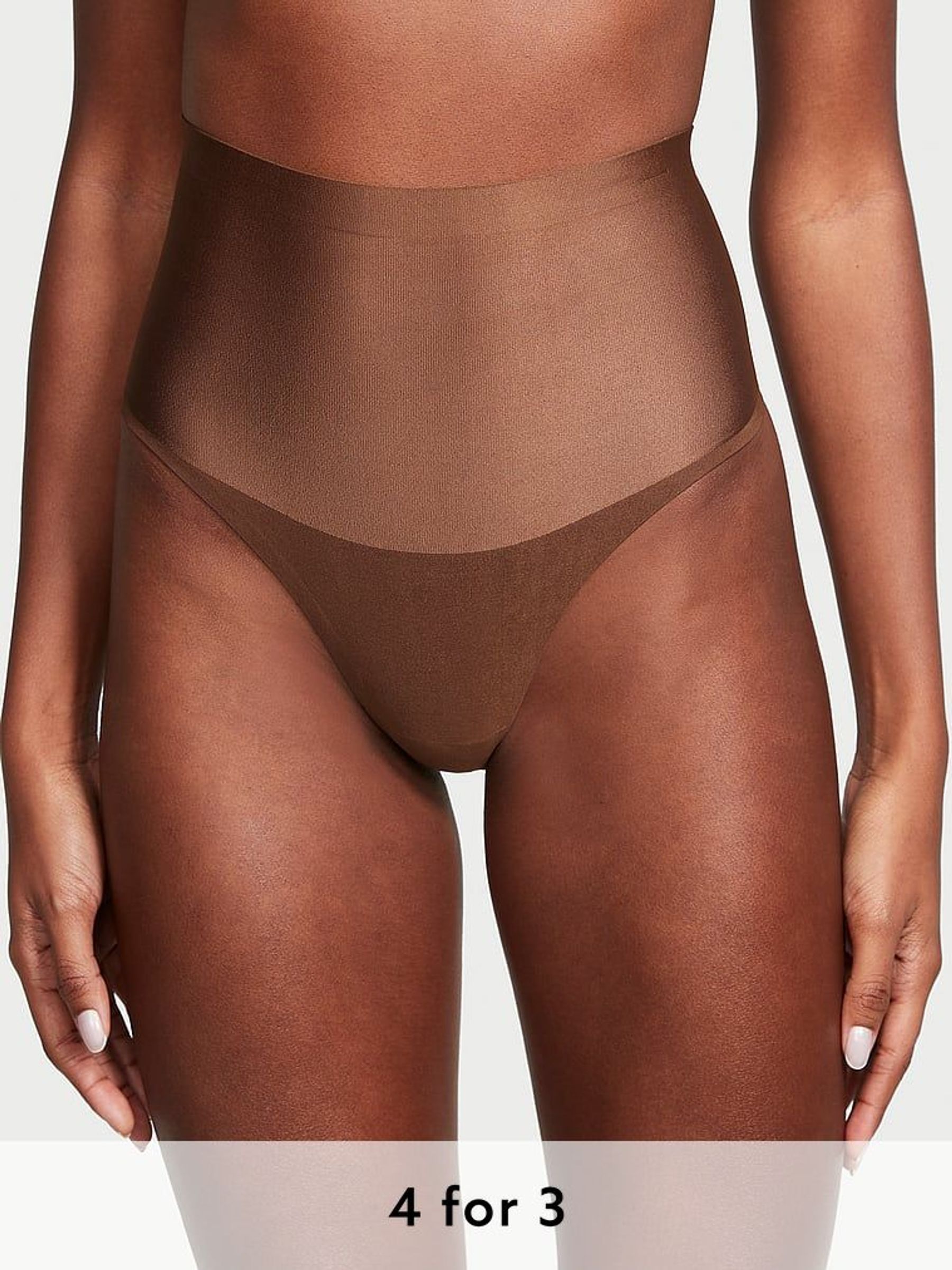 Ganache Nude Thong Smoothing Shimmer Shaping Knickers (Q43529) | £20