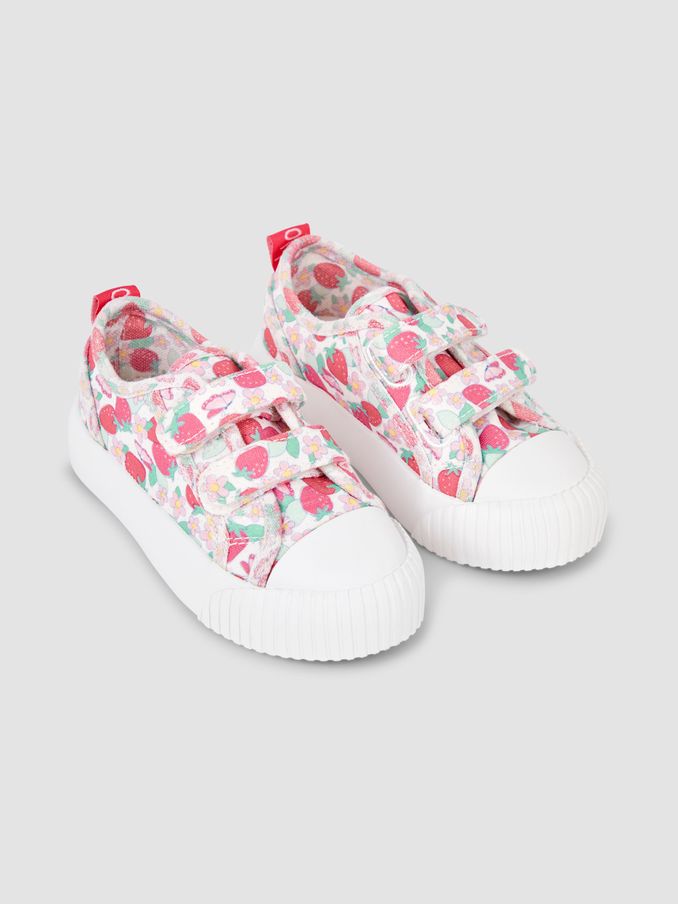 Floral Canvas Pumps (Q45470) | £9
