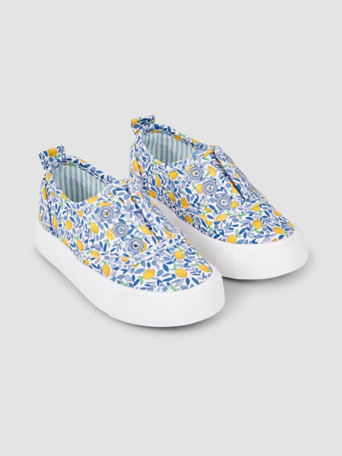 Ditsy Printed Plimsoles (Q45497) | £8