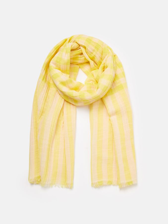 Orla Yellow/White Scarf (Q47232) | £12