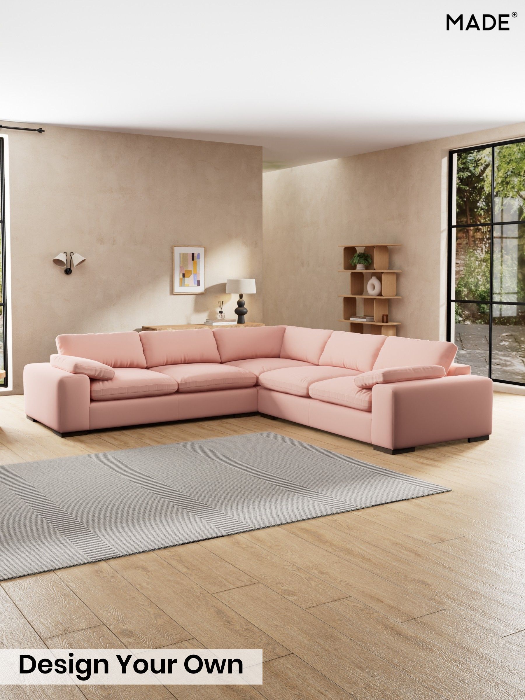 Matt Velvet Easy Clean/Blush Pink - Melbourne Luxe By Made