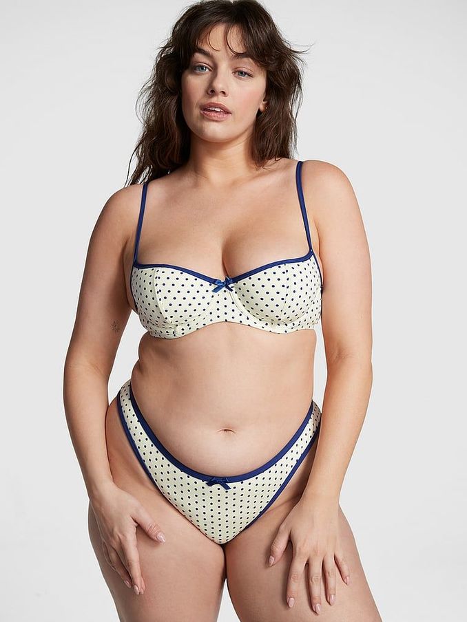Sleepy Dot White Frankies Bikinis Buttercup Bikini Top (Q50874) | £17