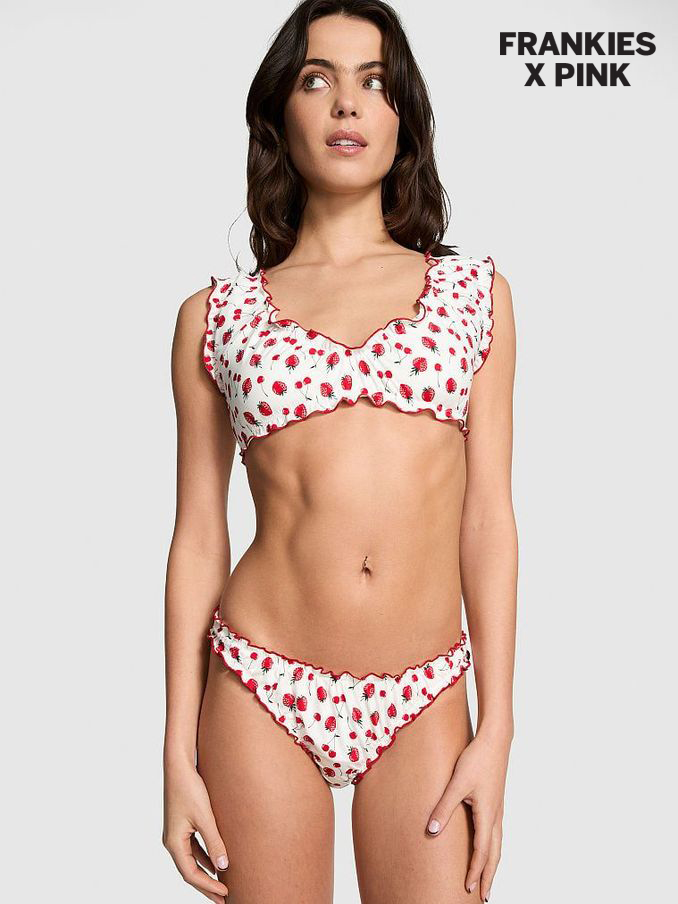 Summer Berries Red Cheeky Frankies Bikinis Hudson Bikini Bottom (Q50876) | £17