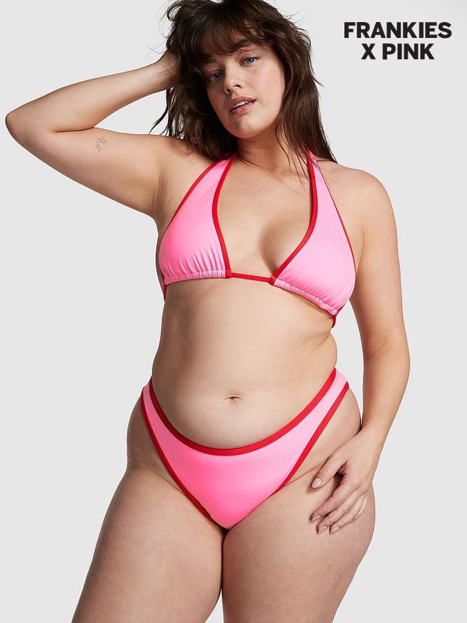 Pink Love Brazilian Frankies Bikinis Golden Hour Bikini Bottom (Q50887) | £17