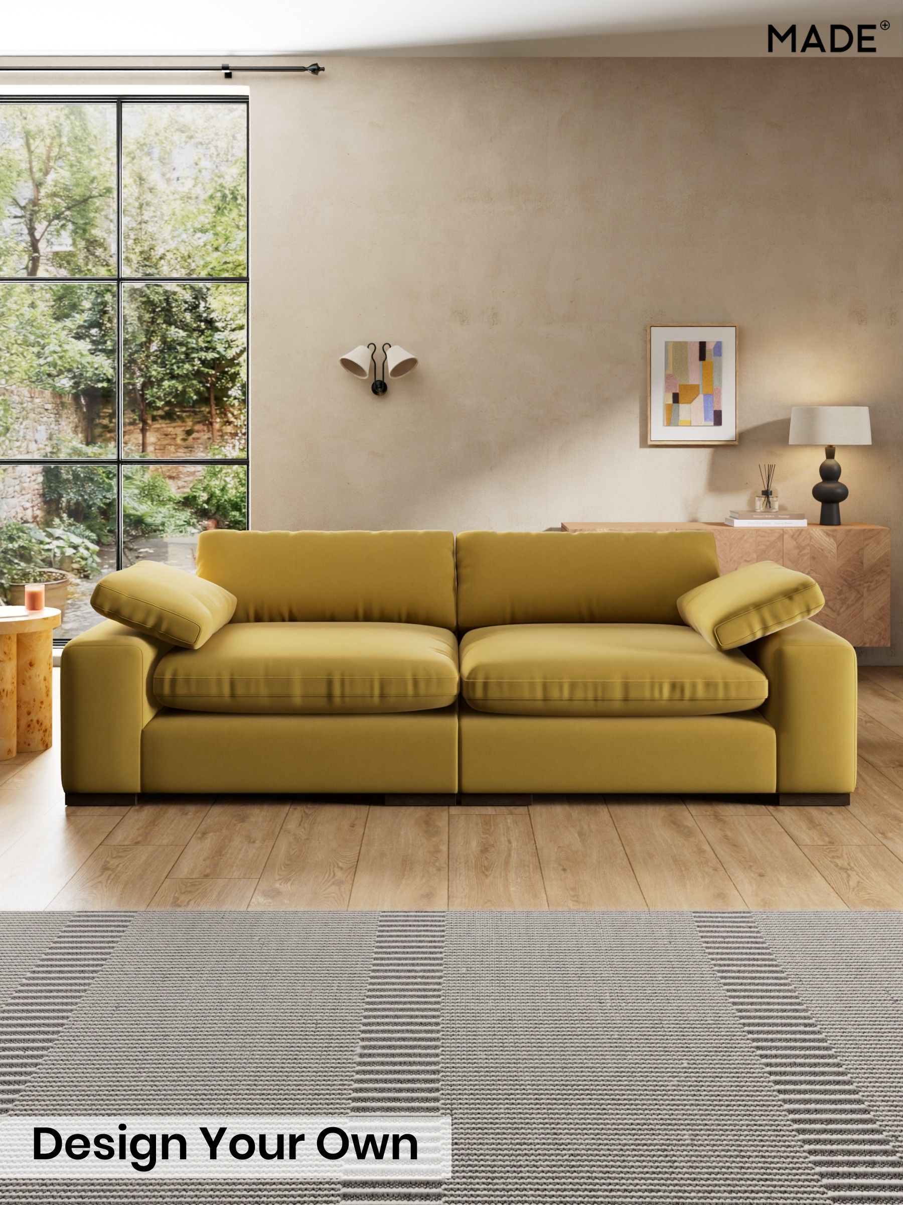Cotton Velvet Blend/Honey Yellow - Melbourne By Made