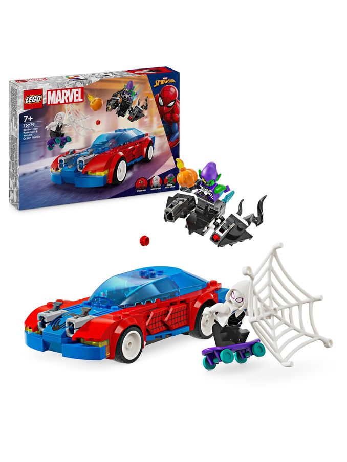 Lego Marvel Spider Man Race Car  Venom Green Goblin (Q54030) | £25