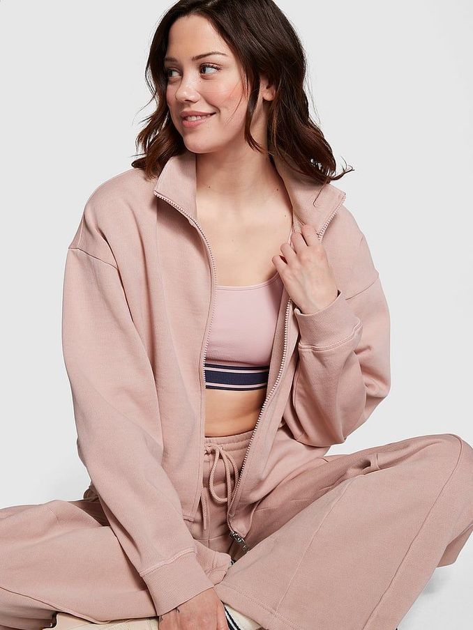 Wanna Be Pink Fleece Jacket (Q57413) | £22