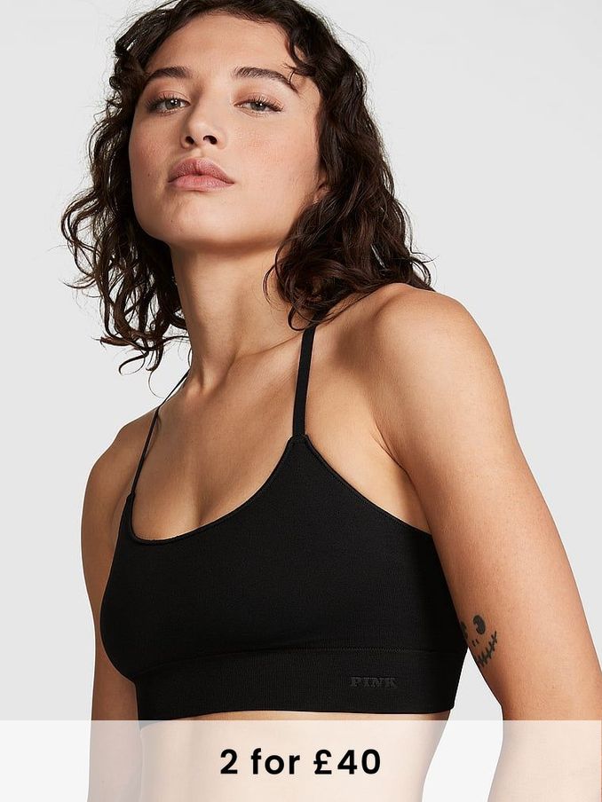 Pure Black Sports Bra (Q57432) | £12
