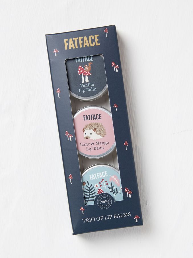 Multicolour Woodland Lip Balm Trio (Q60547) | £7