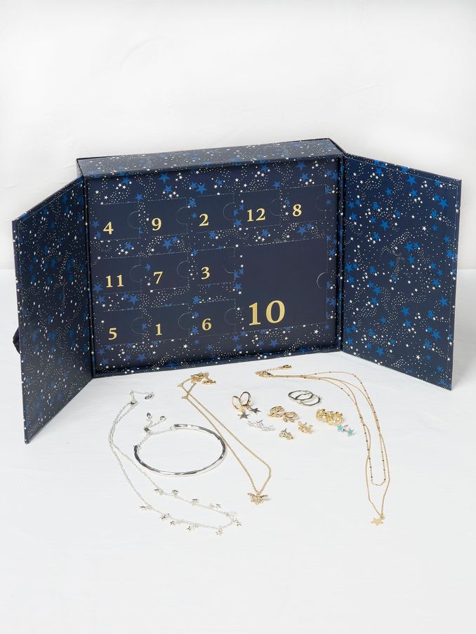 Silver Gold Tone 12 Days of Jewellery Set (Q60558) | £19