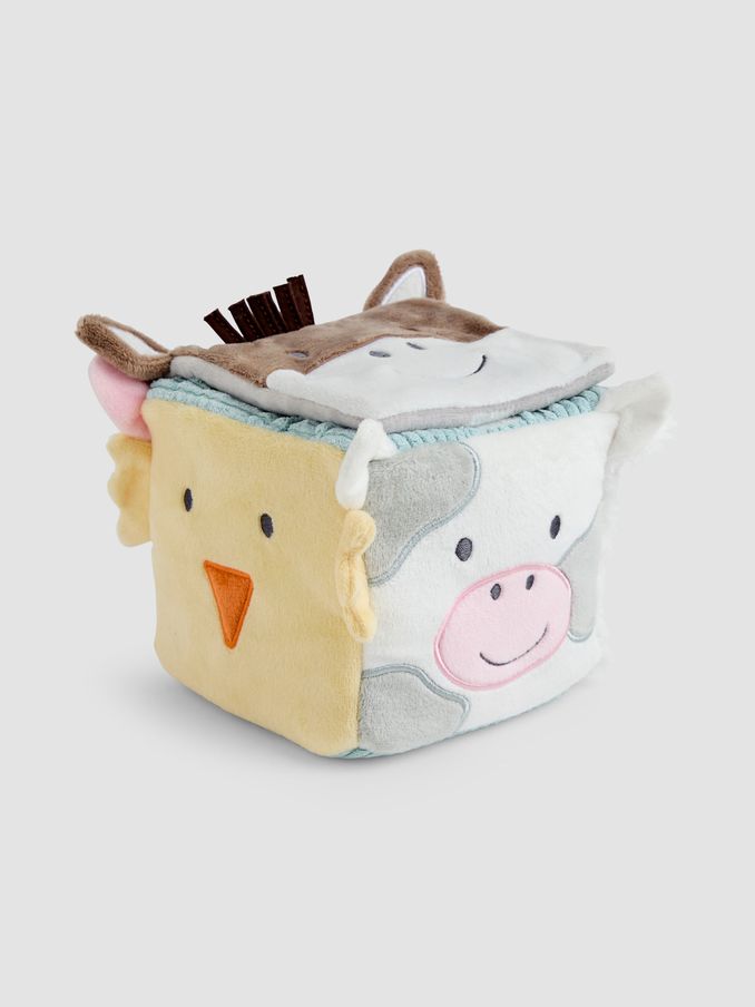 Farm Plush Activity Cube (Q60894) | £24