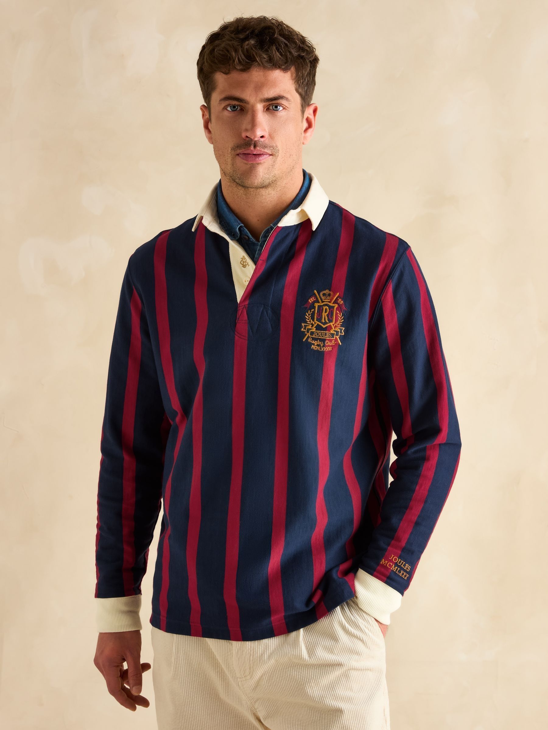 Rugby Club Navy & Red Shirt (Q61491) | £59
