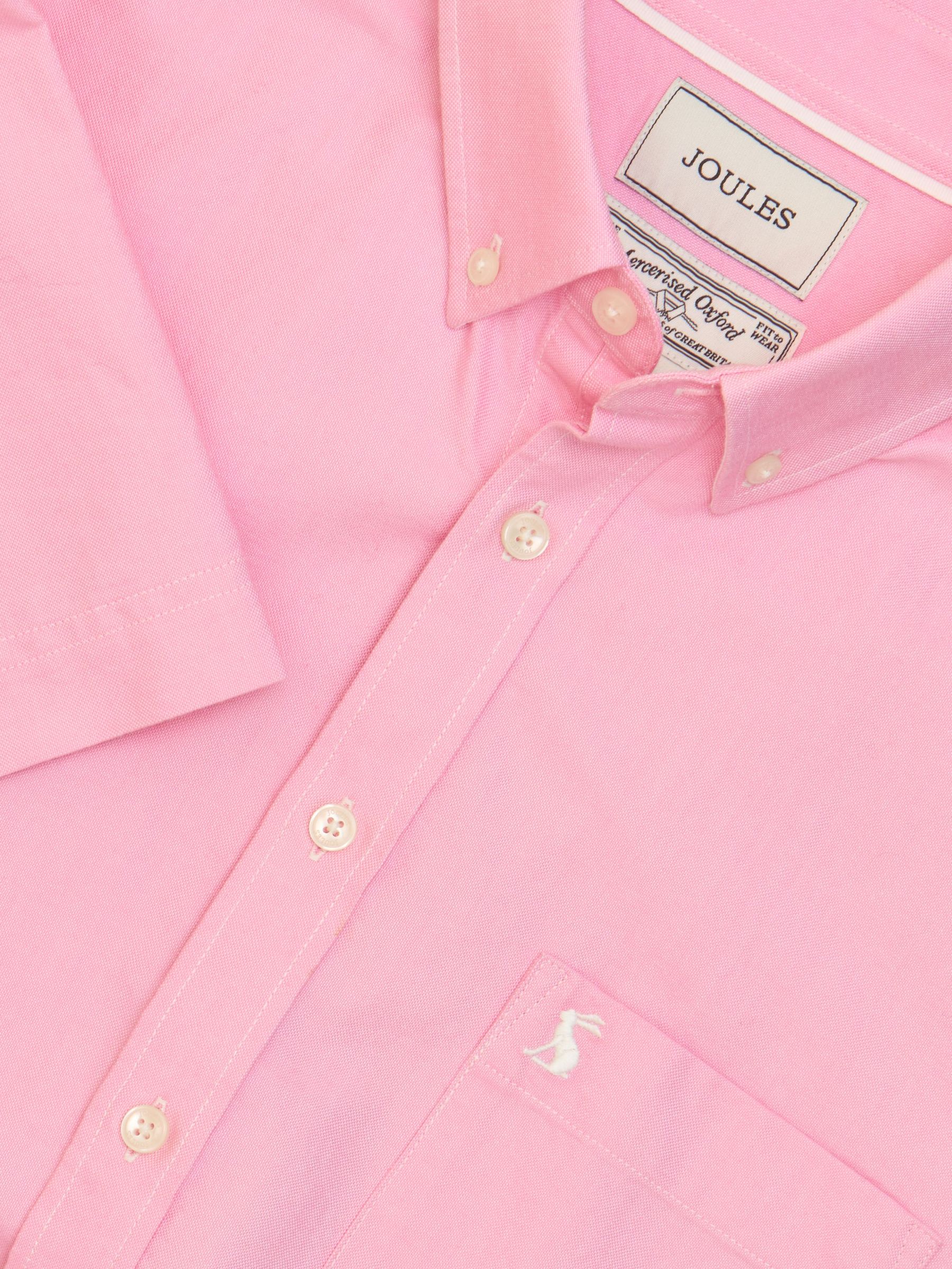 Oxford Pink Short Sleeve Classic Fit Shirt (Q61512) | £39