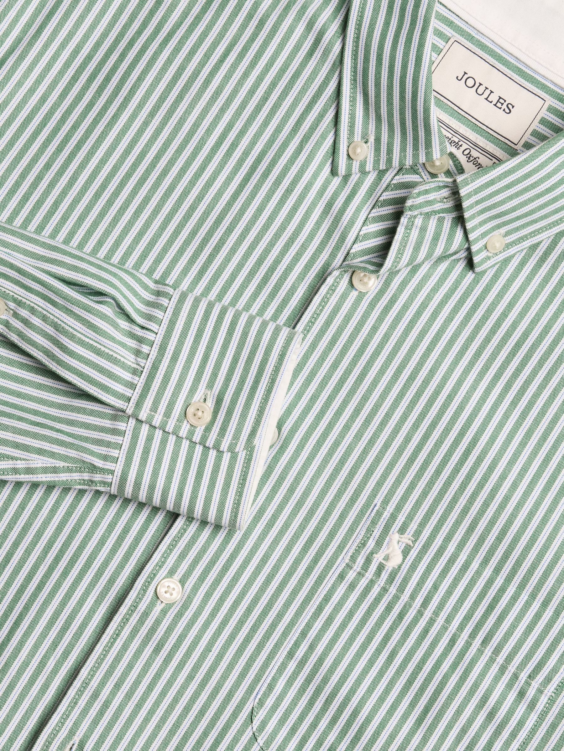 Oxford Green Stripe Classic Fit Shirt (Q61514) | £49.50