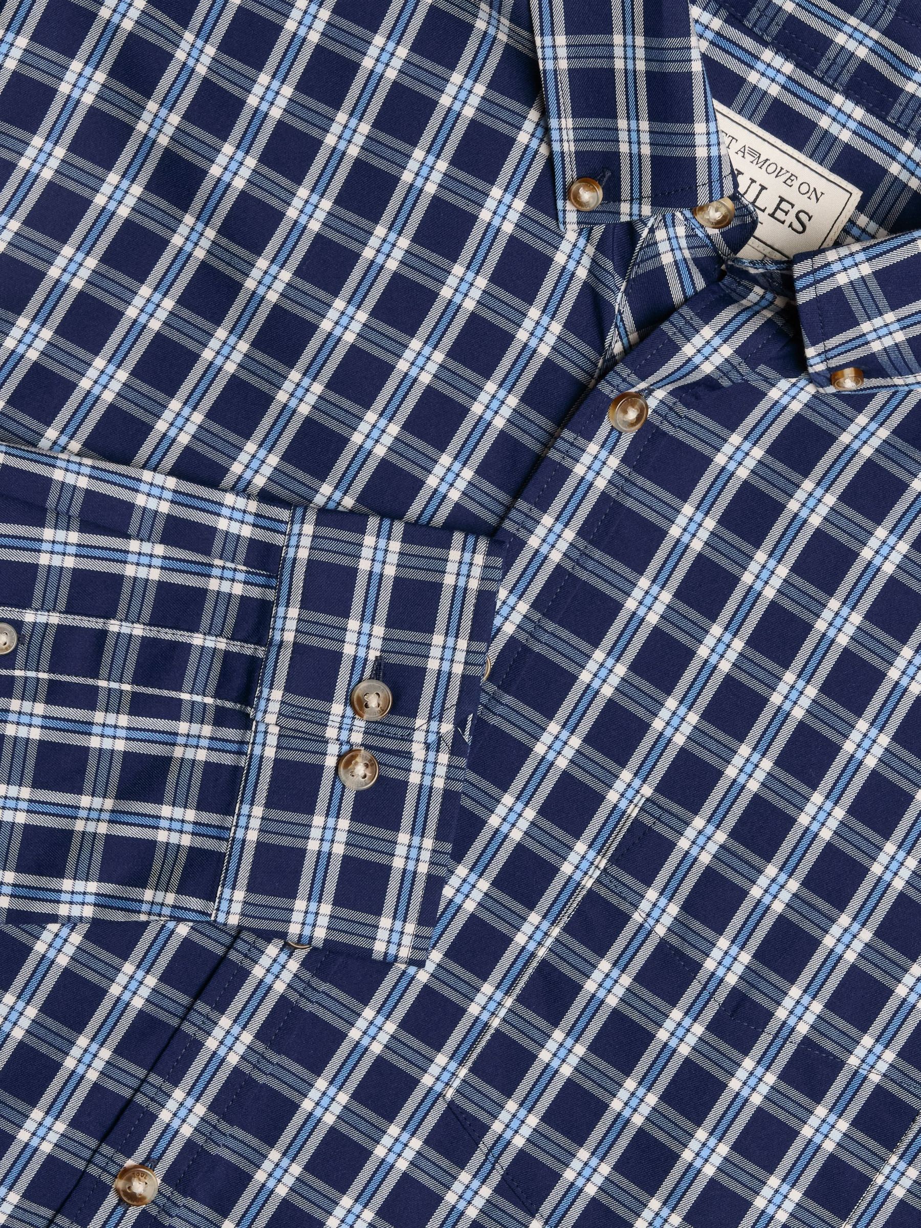 Get A Move On Blue Stretch Shirt (Q61525) | £49.50