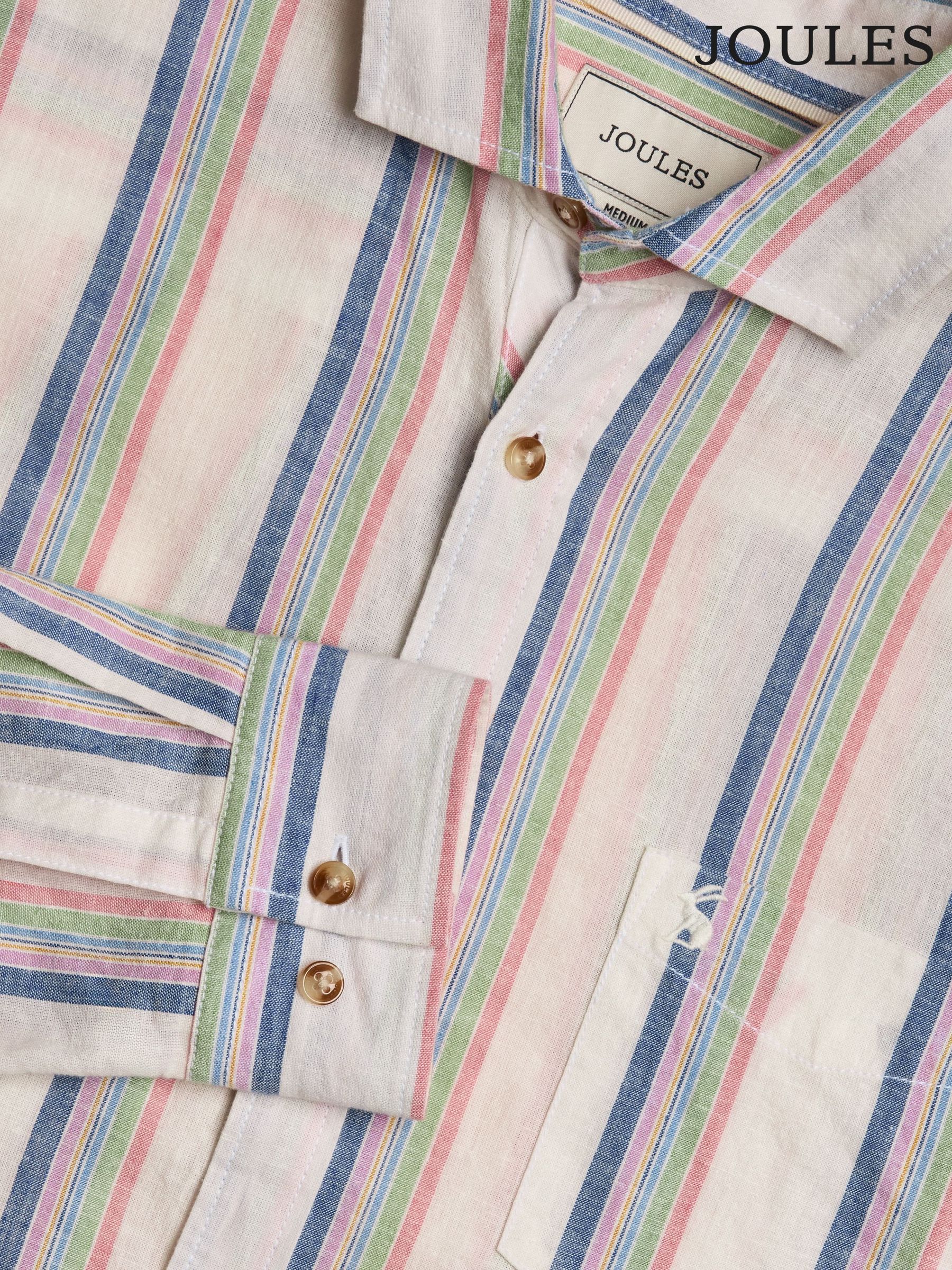 Linen Blend Multi Long Sleeve Shirt (Q61542) | £49.50