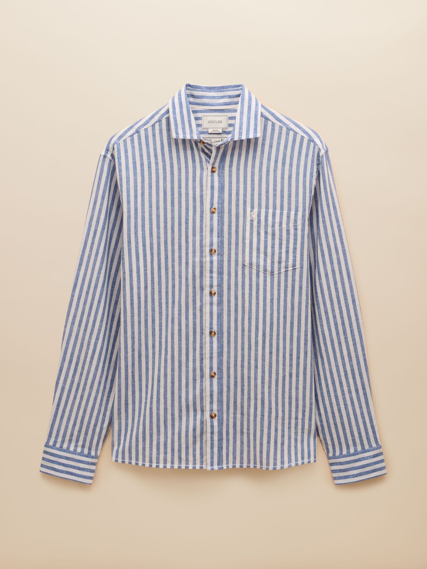 Linen Blend Light Blue Shirt