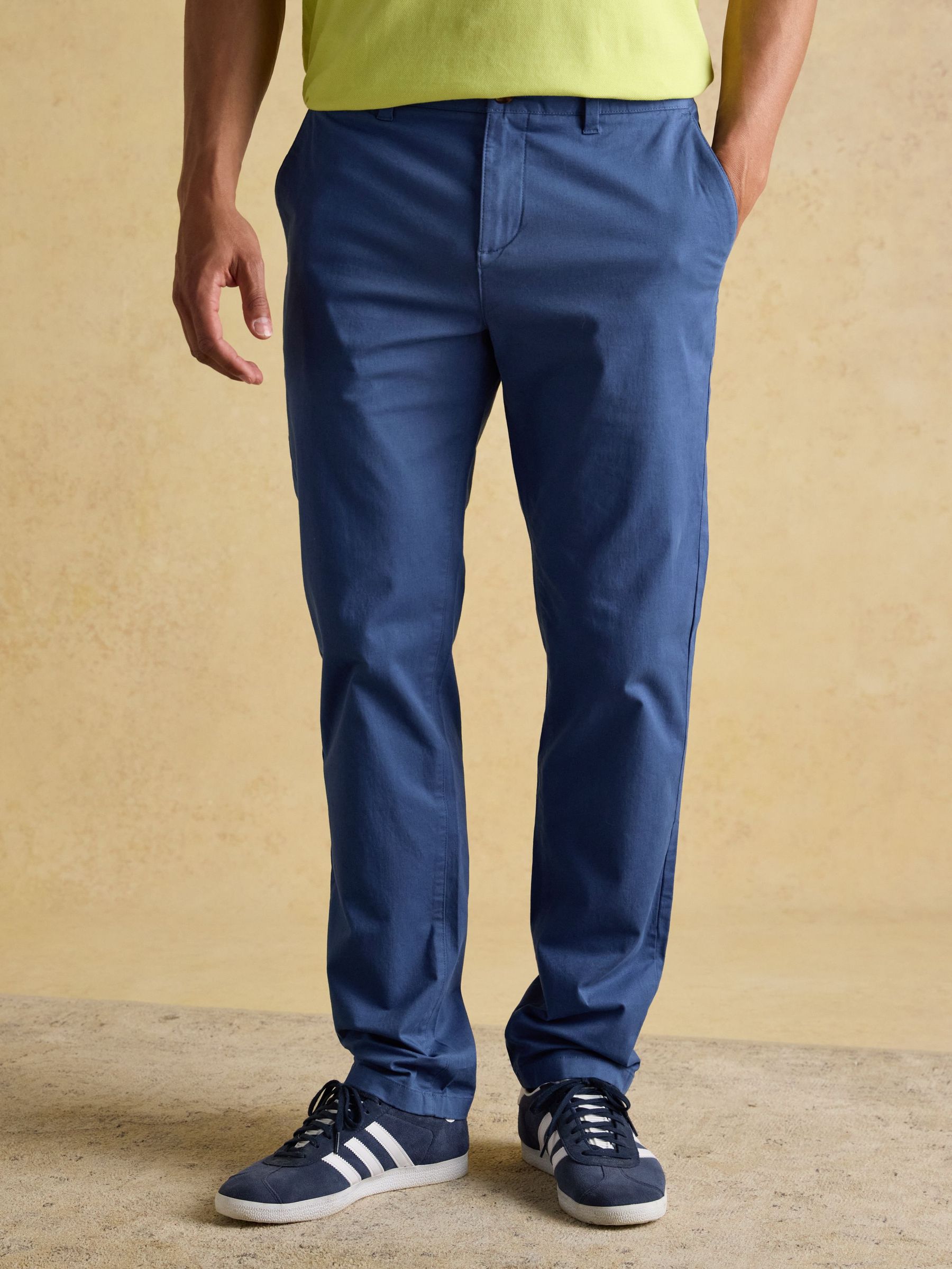 Classic Fit Blue Chino Trousers (Q62055) | £40