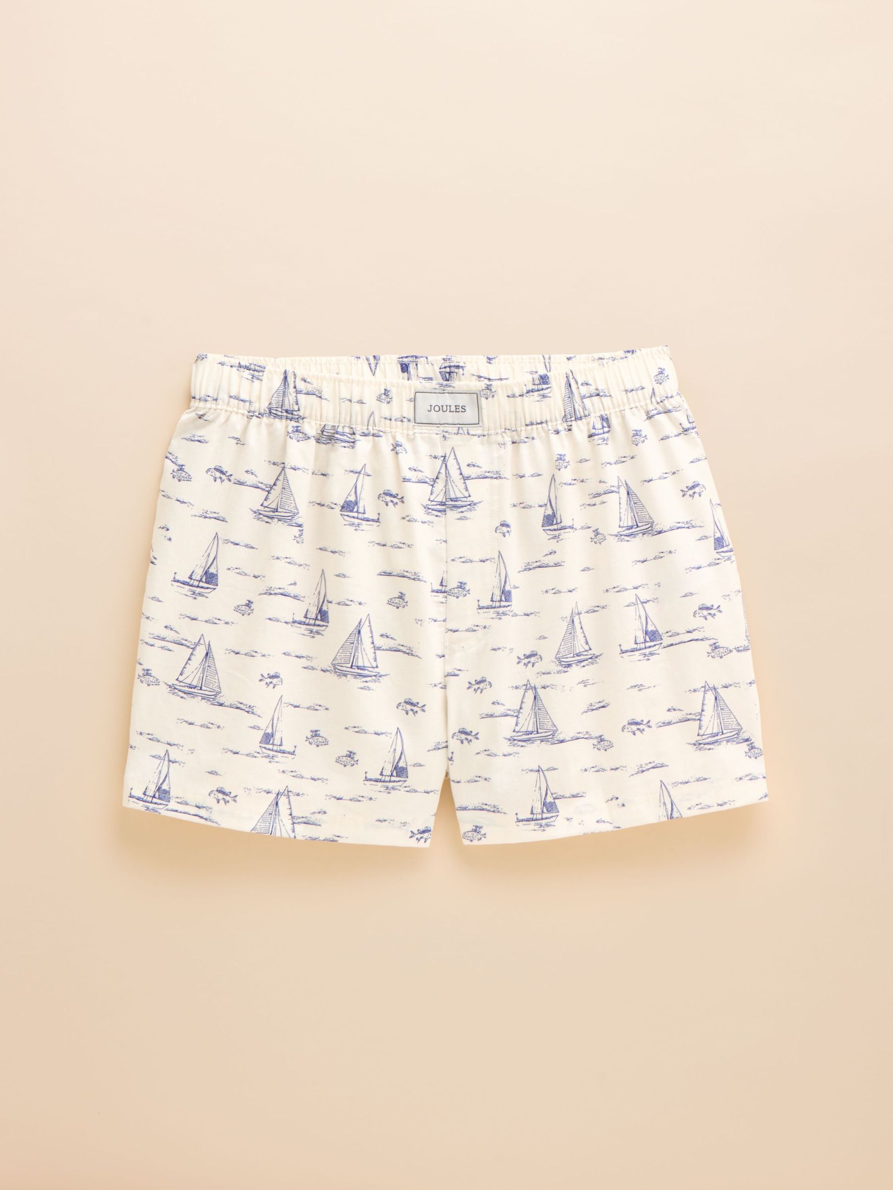 White Toile de Jouy Woven Boxers