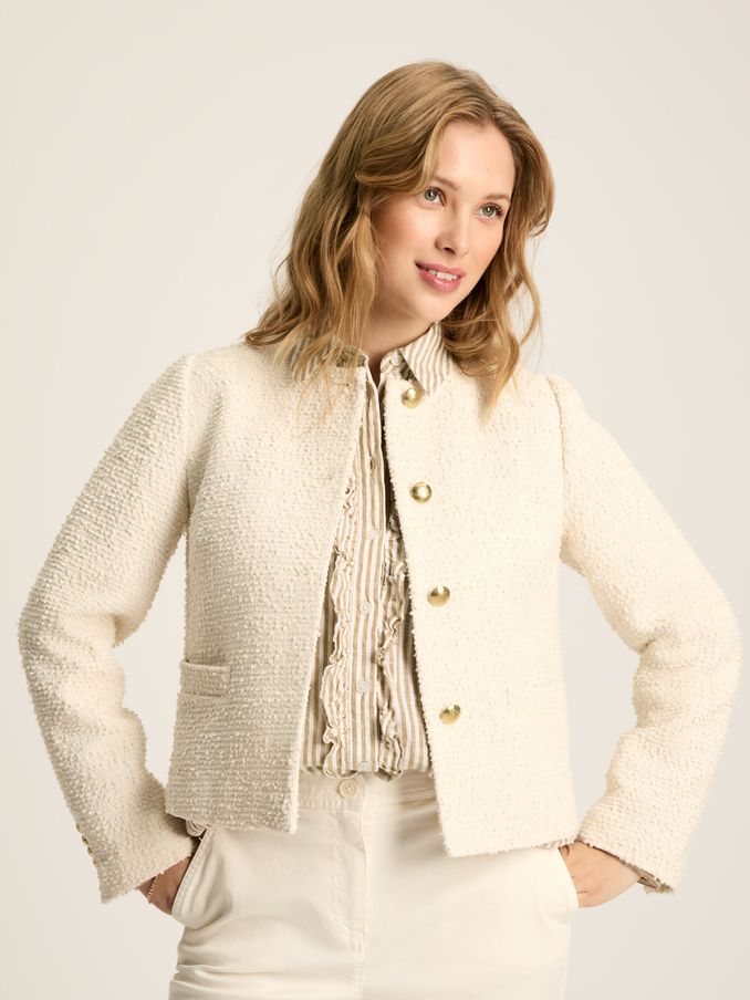 Hampstead Cream Boucle Jacket (Q69569) | £61