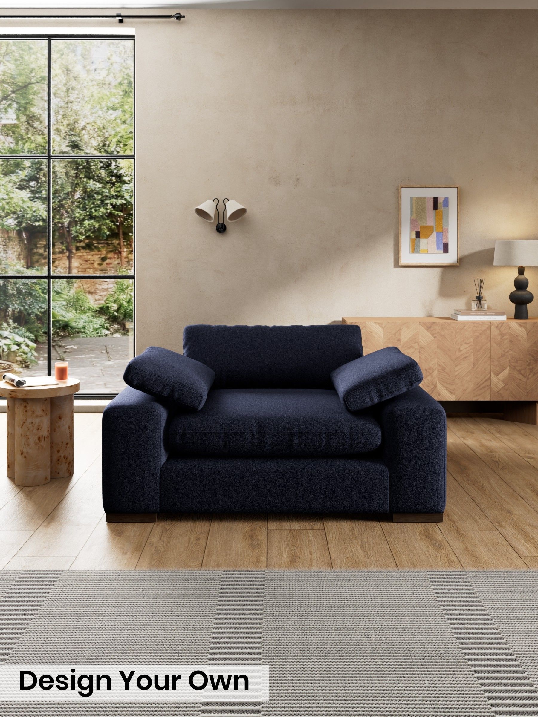 Soft Touch Boucle/Navy Blue - Melbourne By Made