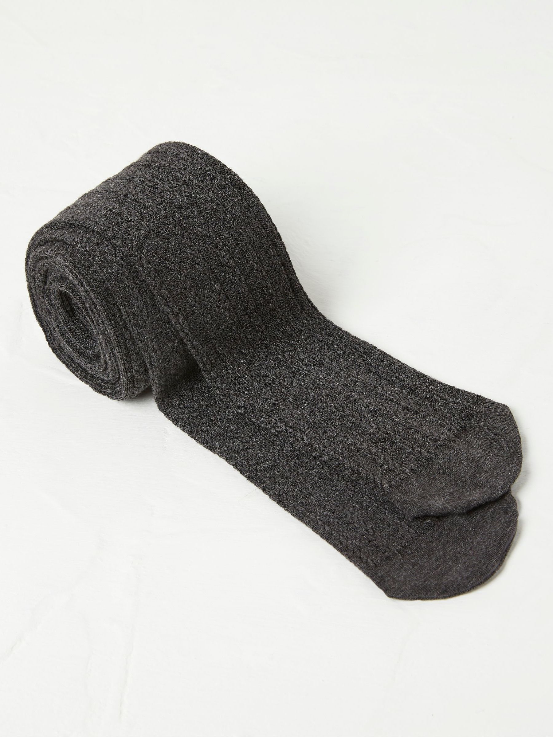 Grey Cable Tights (Q71369) | £5